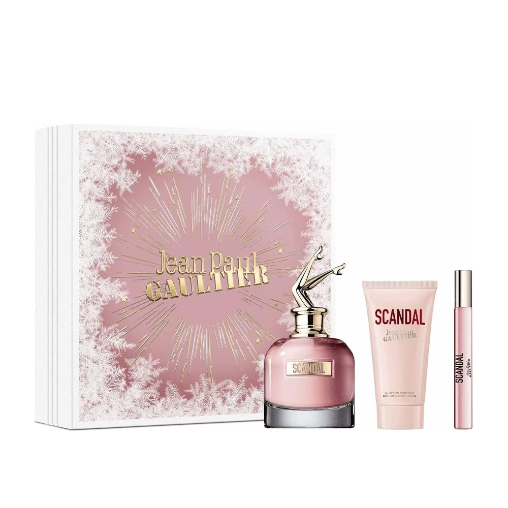 جان بول غوتييه مجموعة عطور سكاندال أو دو بارفيوم للنساء أصلي 3 قطع